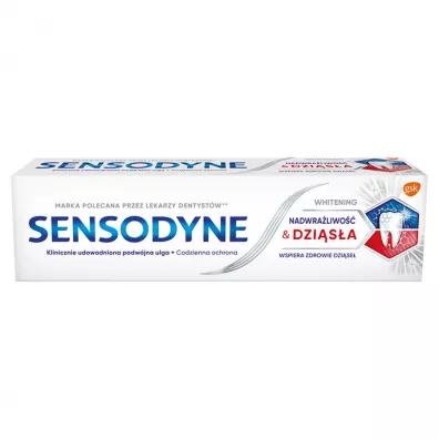 Sensodyne Nadwraliwo i Dzisa pasta do zbw Whitening 75 ml