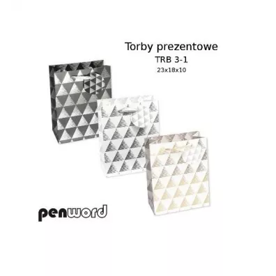 Penword Torebka prezentowa mix 23x18x10cm
