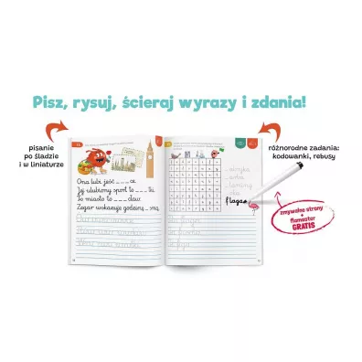 Bazgraki. Nauka pisania. Litery i wyrazy. �wiczenia. Kapitan Nauka