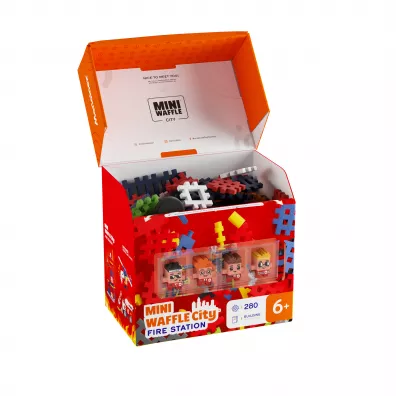 Mini Waffle City Klocki konstrukcyjne Mini Waffle 280el Remiza Stra�acka MARIOINEX 906279