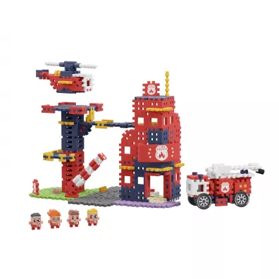 Mini Waffle City Klocki konstrukcyjne Mini Waffle 280el Remiza Stra�acka MARIOINEX 906279