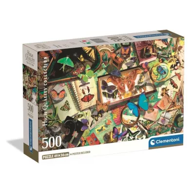 Puzzle 500 The Butterfly Collector Clementoni