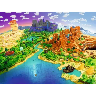Puzzle 1500 el. World of Minecraft Ravensburger