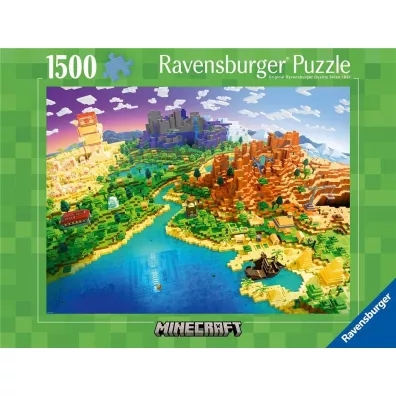 Puzzle 1500 el. World of Minecraft Ravensburger