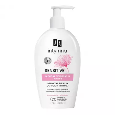 Aa Intymna Sensitive emulsja do higieny intymnej �agodna piel�gnacja i kojenie 300 ml