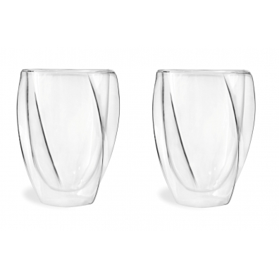 Vialli Design Zestaw szklanek z podwjn ciank Cristallo 25493 2 x 300 ml