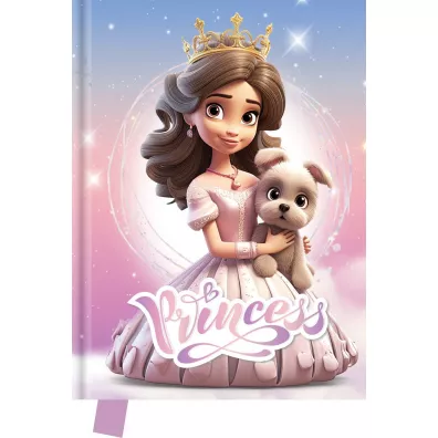 Yr Creativ Company Pamitnik Princess 14x18cm 80 kartek