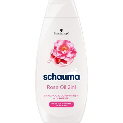 Schauma Rose Oil 2in1 szampon i odywka uatwiajca rozczesywanie do wosw spltanych i matowych 400 ml