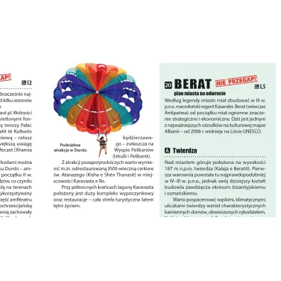 Albania map&guide XL PL laminat 2023