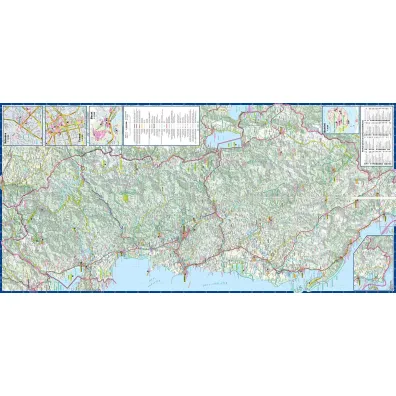 Albania map&guide XL PL laminat 2023