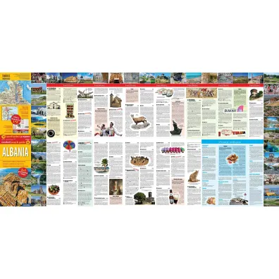 Albania map&guide XL PL laminat 2023