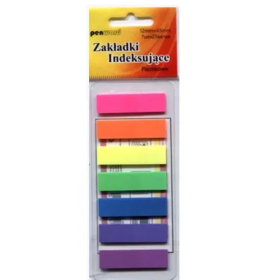 Polsirhurt Zak�adki indeksuj�ce plastikowe 12x45 mm