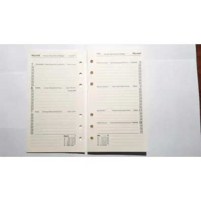 Drops Office Collection Kalendarz 2026 pe�ny Wk�ad do Organizera Notes Finanse Adresy 7,5x12,5 cm WKLORS-05-Set