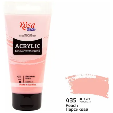 Rosa Farba akrylowa peach 435 75ml