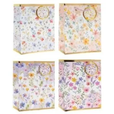 Rozette Torebka prezentowa 31x40x12cm Kwiaty MIX