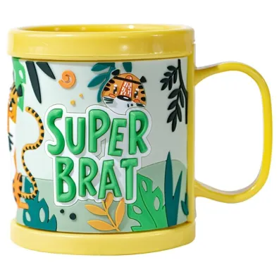 Be-Happy Gifts Kubek dla dziecka 3D Super Brat