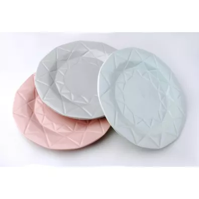 Mondex Talerz paski Adel Pink 24 cm