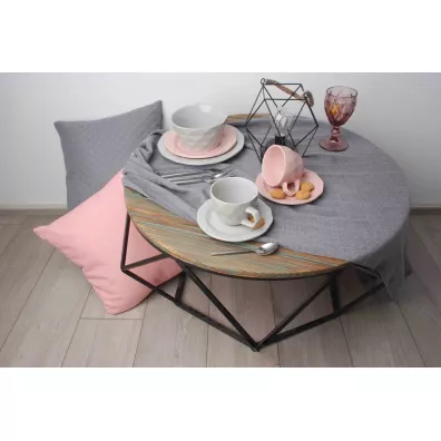 Mondex Talerz paski Adel Pink 24 cm