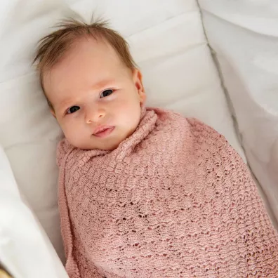 LullaLove Kocyk z we�ny merino