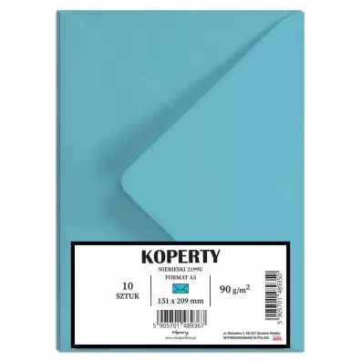 Henry Koperty A5 niebieskie 10 szt.