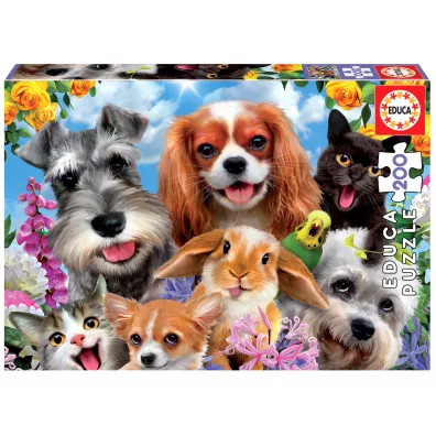 Puzzle 200 el. Zwierzta domowe Educa