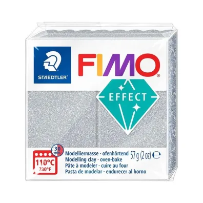 Staedtler Masa termoutwardzalna Fimo 57g srebrny b�yszcz�cy