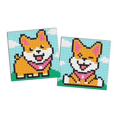Diamentowa mozaika na magnesie IDEYKA 9x9 cm kids Zabawne Psy