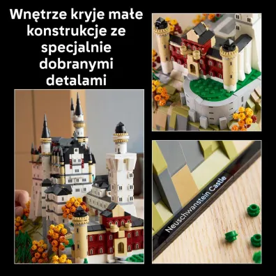 LEGO Architecture Zamek Neuschwanstein 21063