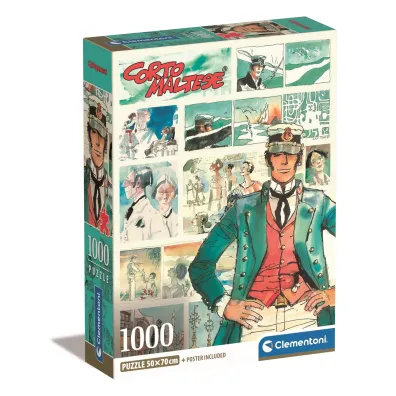 Puzzle 1000 el. Compact Corto Maltese Clementoni