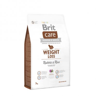 Brit Care Karma dla dorosłych psów z nadwagą Weight Loos Rabbit & Rice 3 kg