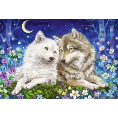 Puzzle 200 el. Milusiskie wilki Schmidt