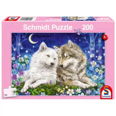 Puzzle 200 el. Milusiskie wilki Schmidt