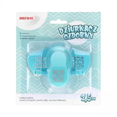 Brewis Dziurkacz ozdobny brzegowy - Rozeta 2,5cm