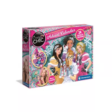 Zestaw kreatywny Crazy chic kalendarz adwentowy CLEMENTONI  78797