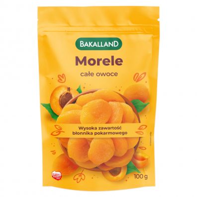 Bakalland Morele suszone całe owoce 100 g