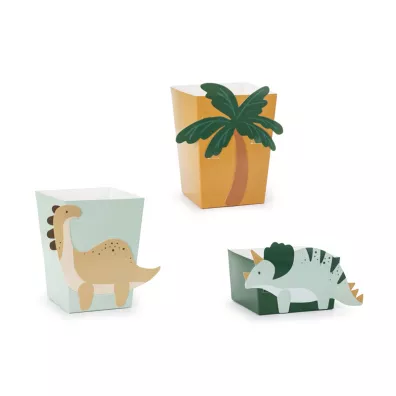 PartyDeco Pude�ka na przek�ski Dinozaury