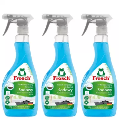 Frosch �rodek czyszcz�cy do kuchni sodowy Zestaw 3 x 500 ml