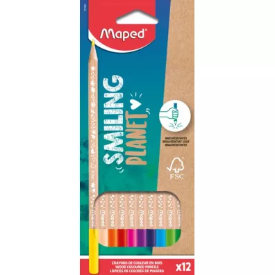 Maped Kredki Smiling Planet 12 szt.