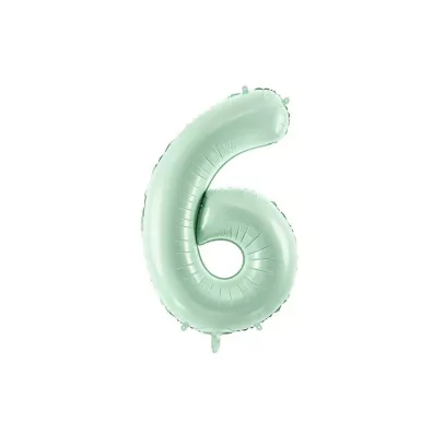PartyDeco Balon foliowy 6 zielony 72cm