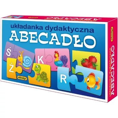 Ukadanka dydaktyczna. Abecado Adamigo