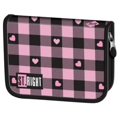 Pirnik dwuklapkowy bez wyposaenia Pink Checkered
