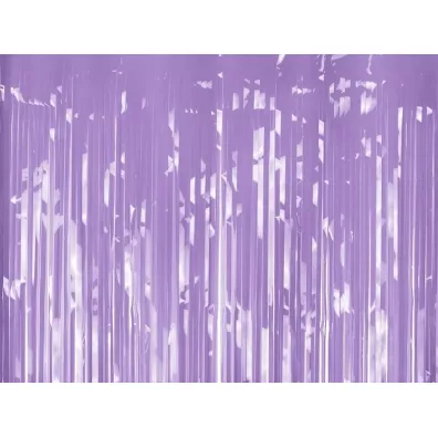 PartyDeco Kurtyna party jasny fiolet 100x200cm