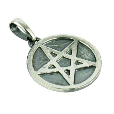 Sotis Pentagram pe�ny, oksydowany Ag925, 4,8g