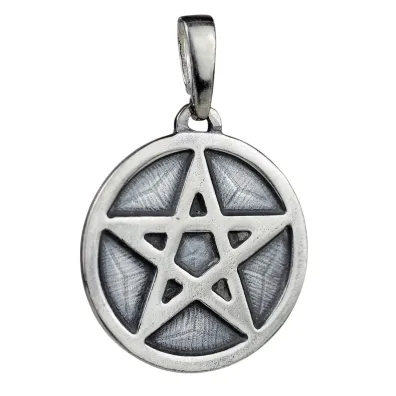 Sotis Pentagram pe�ny, oksydowany Ag925, 4,8g