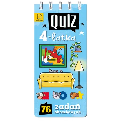 QUIZ 4-LATKA. 76 ZADA� OBRAZKOWYCH - Anna Podg�rska