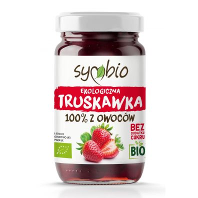 Symbio Truskawka 100% z owocw 250 g Bio