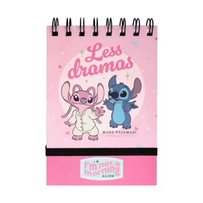 Ko�onotes A6 zamykany na gumk� Stitch kratka 96 kartek