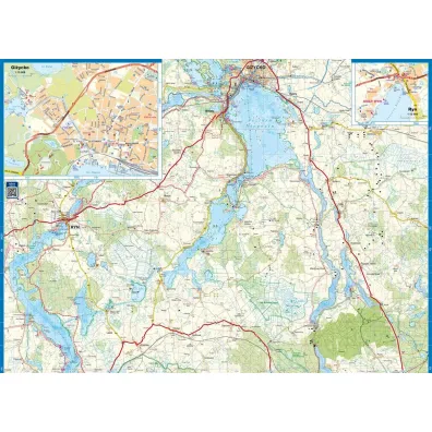 Jeziora Mazurskie laminowana mapa �eglarska 1:60 000