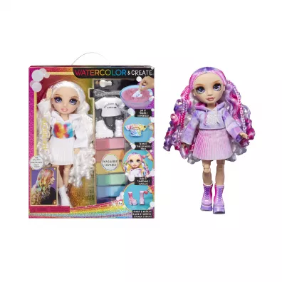 Rainbow High WaterColor & Create NEW TD purple Mga Entertainment