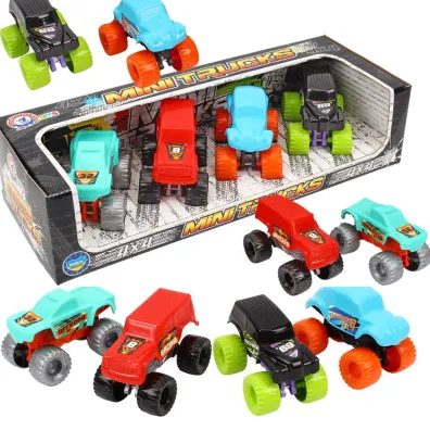 Zestaw 4 autek terenowych Technok